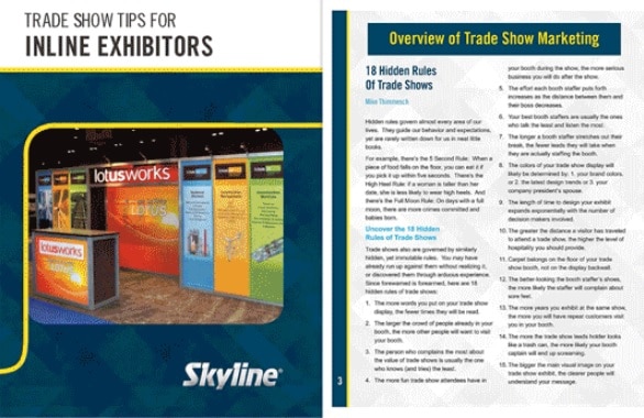 Trade Show Tips for Inline Exhibitors