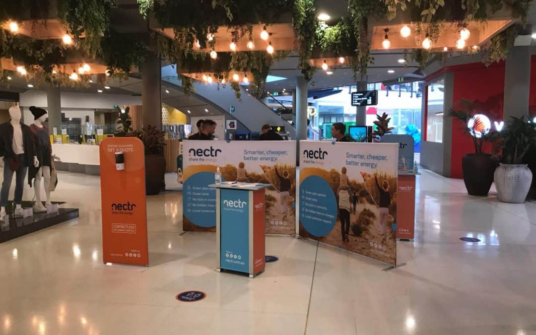 Nectr Shopping Centre Display